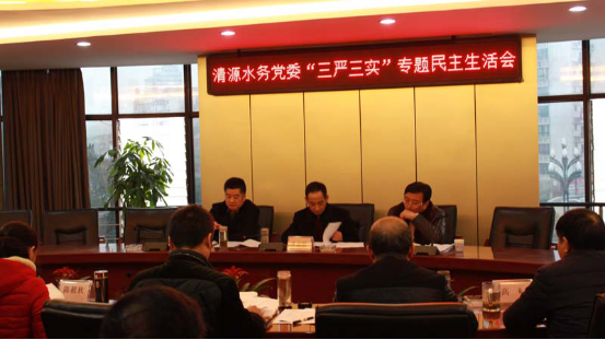 宜賓市清源水務(wù)集團(tuán)召開“三嚴(yán)三實”專題 民主生活會
