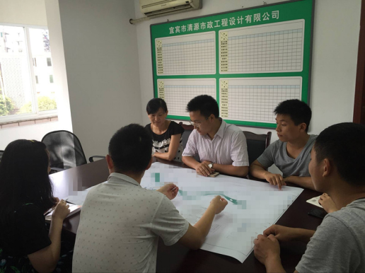 積極進(jìn)步，設(shè)計(jì)公司組織新員工學(xué)習(xí)掌握全市供水概況