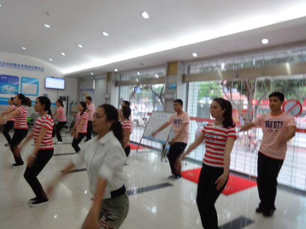 活力營銷 青春風(fēng)采 營銷部代表隊(duì)獲公司廣播體操比賽第二名
