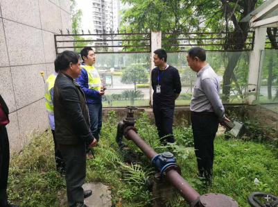 營(yíng)銷(xiāo)部：水費(fèi)賬務(wù)組、查漏組排查大用戶表后管網(wǎng)隱患服務(wù)