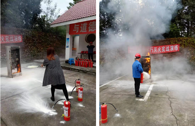 營銷部、污泵部聯(lián)合開展2019年消防實戰(zhàn)演練