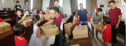 集團(tuán)公司黨委書記、董事長周燕賓一行到栗子村開展脫貧幫