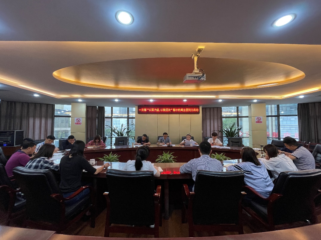 公司一支部召開“以案為鑒，以案促改” 警示教育主題黨日活動(dòng)