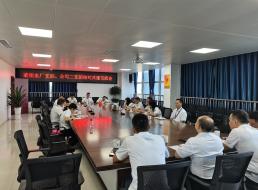 菜壩水廠支部、公司二支部召開結對共建交流會