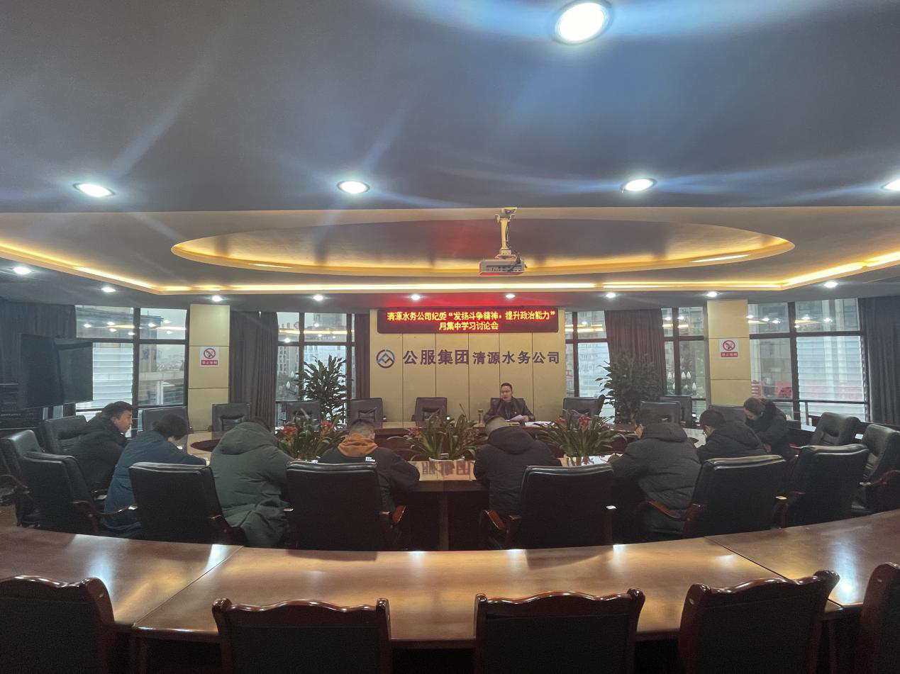 公司紀委召開紀委（擴大）會暨紀檢監(jiān)察系統(tǒng)“發(fā)揚斗爭精神，提升政治能力”月集中學習討論會
