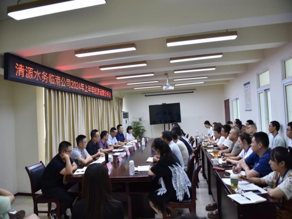 臨港公司召開2024年上半年經(jīng)濟(jì)運營分析會